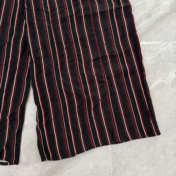 Women’s Xhiliration Target Striped Tie Front Pants Pockets Plus Size XXL - Picture 7 of 16